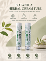 Tubo cilíndrico sin aire de 90 ml personalizado al por mayor para pasta de dientes, vacío, recargable, ecológico, de aluminio y plástico, con tapa de rosca, impresión UV, exprimible