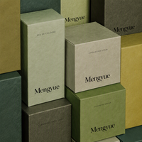 Boîte d'emballage en carton ondulé écologique avec impression couleur personnalisée, boîte carrée en carton kraft uni pour cosmétiques, rouge à lèvres