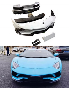 Kit carrosserie complet style <span class=keywords><strong>Lamborghini</strong></span> LP700/LP720 LP740, pare-chocs avant et arrière en fibre de carbone, spoiler de coffre - Product Image 1