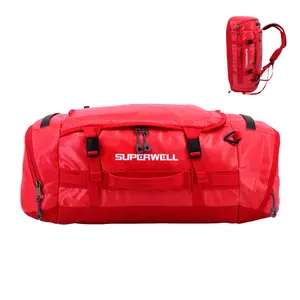 Multifunctional Waterproof Large Capacity Sports Weekend Travel Duffle Bags with Custom Printed Logo