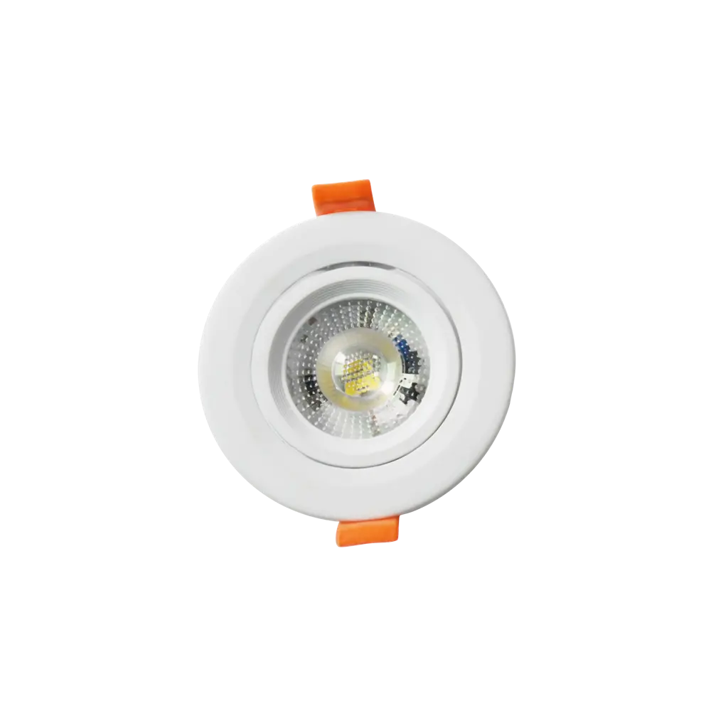 Banqcn thiết kế mới vòng 3W 5W LED COB Downlight cắt ra Led Downlight cho trong nhà thay đổi độ sáng lõm có thể điều chỉnh 35mm đen sáng trắng