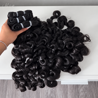 Lots de Cheveux Indiens Bruts Bouclés Caribéens Ondulés Naturels 100% Cheveux Humains Vendeur en Gros de Cheveux Indiens Bruts