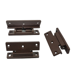 Brown Plastic <b>Spring</b> <b>Hinges</b> 1mm Thickness Surface Mount Cabinet Door Furniture Hardware Durable Modern Design - Product Image 5