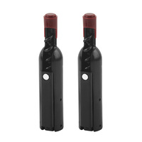 Ouvre-bouteille magnétique créatif personnalisé en plastique et acier inoxydable en forme de bouteille, ouvre-bouteille magnétique pour réfrigérateur