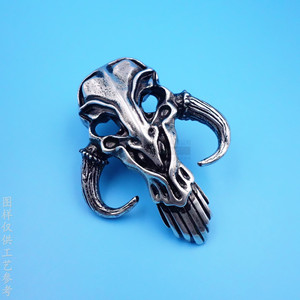 Pendentif tortue rétro en alliage de nickel antique pour la fabrication de colliers, forme irrégulière DZ20230824 - Product Image 4