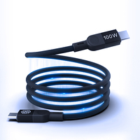 Nillkin kabel Data cepat tipe C, kabel Data magnetis 1m, nilon pengisi daya PD 100W, kompatibel dengan iPhone/Android
