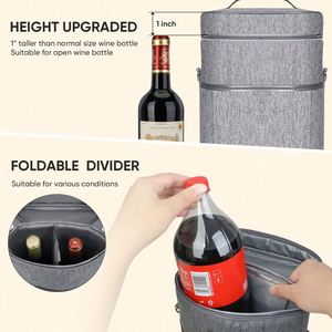 Bolsa de Vino Impermeable de Gran Capacidad con Logotipo Personalizado, Venta Caliente de Fábrica BSCI, Altamente Recomendada - Product Image 3