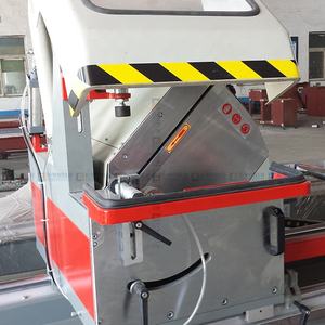 Двойная Головка Цифровой дисплей ПВХ и алюминиевая дверная машина, двойная митровая режущая пила, заводское оборудование с двигателем с сердечником для UPVC - Product Image 4