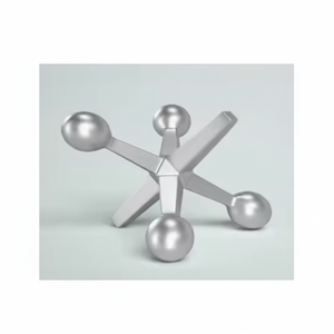 Sculptures en aluminium et métal de conception moderne faites à la main ornements de vaisselle pour la maison hôtels restaurants cafés événements décorations - Product Image 1