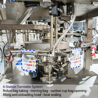 Machine d'emballage automatique de café moulu en sachets plats à fermeture éclair avec imprimante de date pour petites entreprises – Offre spéciale USA