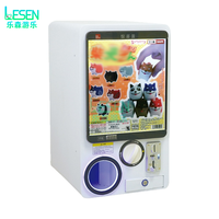 Mesin Penjual Mainan Kapsul Gacha Logam untuk Game Arcade Koin Jepang, Layanan OEM Pabrik Mesin Token, Bahasa Inggris, Garansi 1 Tahun