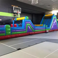Ventes directes d'usine jeu de terre de labyrinthe gonflable en PVC super amusant pour les enfants à l'intérieur et à l'extérieur avec des concessions de prix de souffleur