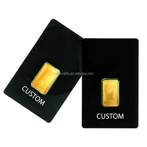 Lingotes de Oro Falsos Chapados en Oro de 2.5g 5g 10g 20g 31g 50g 100g al por Mayor, Lingote de Oro Suizo de 1 oz en Blister - Product Image 6