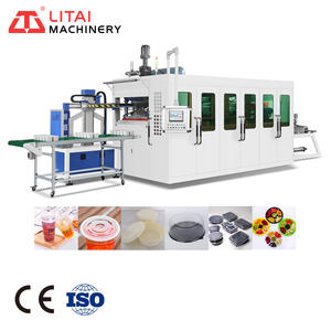 Machine de moulage de film de feuille d'entraînement hydraulique entièrement automatique pour tasses à café pour blister formant la pompe à moteur PS PET PP PVC HIPS - Product Image 3