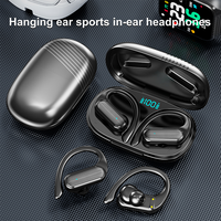 Headset Bisnis Double Hanging A520 Tipe Sport dengan Daya Tahan Baterai Lama, Headphone TWS Nirkabel Bluetooth untuk Gaming