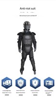 Dispositif Tactique Anti-impact Anti Stab Fire Protection Professionnelle Conflit Control Suit Personal Full Body Suit