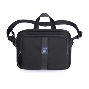Shoulder <b>Chest</b> Bag Zipper Closure Sports Nylon <b>Small</b> Backpack and Women's Crossbody Mobile Phone Waist Bag - Product Image 2