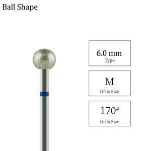 Fresa per Unghie a Forma di Sfera con Logo Personalizzato, Punte Diamantate Premium per Manicure e Lucidatura della Pelle Morta - Product Image 4