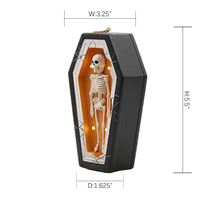 Plaque murale LED hibou d'Halloween, figurine en résine style sculpture sur bois, décoration intérieure, fabriqué en Chine, vente en gros, usine OEM, personnalisable