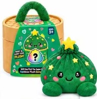 Jouet en peluche de Noël en forme de boulette avec boîte de cuisson vapeur de 15 cm, styles Père Noël, Bonhomme de neige, Bao, animaux en peluche anti-stress et moelleux