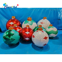 Boule réfléchissante chromée gonflable pour décoration de fête, boule miroir gonflable, sphère en PVC pour utilisation en intérieur et en extérieur