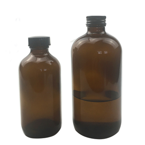 1000ml Boston Amber Glass Hand Wash <strong>Soap</strong> Bottles Empty Body Care with Screw Cap for Liquid <strong>Soap</strong> Packaging - Product Image 2