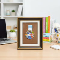 Boîte à souvenirs en bois avec porte en verre, cadre mural pour médailles, badges, épingles, récompenses sportives, objets de collection, rangement de fleurs, moderne