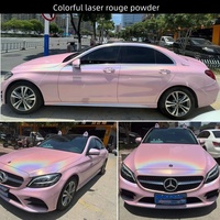 Película de Color para Pintura de Carrocería, Efecto Arcoíris Láser Zafiro, Cambio de Color, PET 6.5mil, 1.52 * 17M