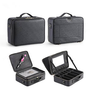 <span class=keywords><strong>Estuche</strong></span> <span class=keywords><strong>de</strong></span> maquillaje <span class=keywords><strong>para</strong></span> <span class=keywords><strong>mujer</strong></span> con asa, correas <span class=keywords><strong>para</strong></span> los hombros, <span class=keywords><strong>estuche</strong></span> <span class=keywords><strong>de</strong></span> nailon profesional <span class=keywords><strong>de</strong></span> fábrica <span class=keywords><strong>de</strong></span> viaje, maleta <span class=keywords><strong>para</strong></span> maquillaje, tamaño personalizado - Product Image 5