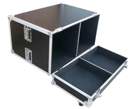 Nouveau Design 1U 4U 6U 8U 12U Rack Flight Case roulettes poignée