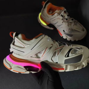 Zapatillas Deportivas con Luces LED, Color Negro, Rosa y Verde, Brillan en la Oscuridad, Estilo Urbano - Product Image 2