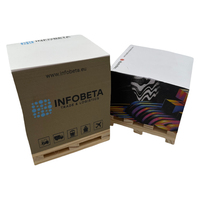 Cadeaux promotionnels 3x3 Plateau en bois Note Cube Papier Bloc-notes carré Cube Papier Brique Notes autocollantes avec bois