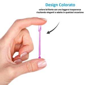 Coltelli da Bistecca in Acciaio Inossidabile 21 Cm Lama Seghettata Punta Arrotondata Made in Italy - Product Image 3