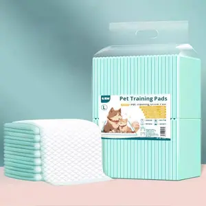Coussinets absorbants pour chiots, couches pour animaux de compagnie, fournitures pour animaux de compagnie, apprentissage de la propreté, désodorisant, absorbant, épaissi, 100 pièces, coussinets jetables - Product Image 6