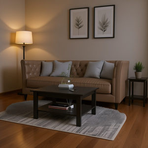 Ensemble de salon Dayton Black 2 pièces, meubles modernes en cuir contemporains - Product Image 2