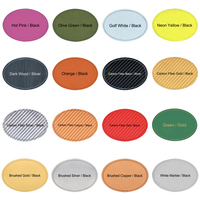 Láminas de Cuero Sintético Premium de 12x24 Pulgadas para Grabado Láser, Múltiples Colores, Láminas de Cuero Sintético Grabables con Láser con Reverso Gris