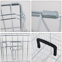 Cage pour chien en métal, facile à assembler, cage en fil métallique pour animaux de compagnie, grand espace, transporteur, niche, plusieurs tailles, personnalisable, portable, durable, enclos