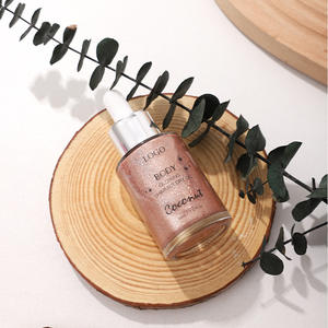 Huile Corporelle Scintillante Personnalisée MLM pour Maquillage, Soin Hydratant et Illuminateur Parfumé Rose Bronze pour une Peau Éclatante - Product Image 3