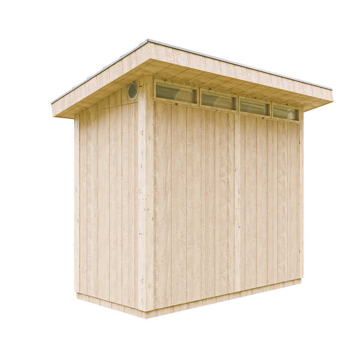 TIMBELA M901 Premium Quality Wooden Outdoor Storage Shed 3.00m2 Easily Assembled with Bituminous Tiles 294W X 161D X 239H cm