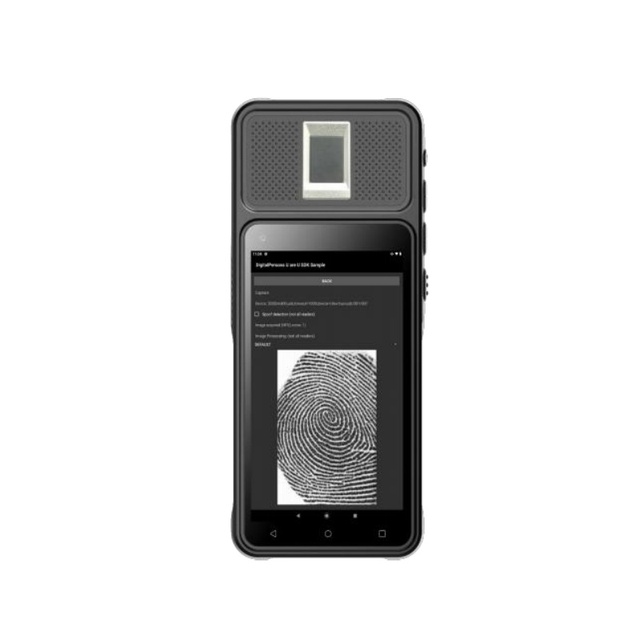 5 Inch Android 12.0 PDA Handheld Biometric Fingerprint Scanner NFC Card Reader Identity Verification FAP10 in Stock