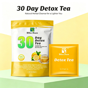 Té Desintoxicante Winstown de 30 Días para Pérdida de Peso, Té Herbal Adelgazante con Moringa y Hoja de Senna, Marca Privada OEM - Product Image 1