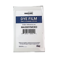 Cinta de Color Original Magicard MA300YMCKO para Impresoras Pronto Enduro 3E Rio Pro360, Capacidad para 300 Páginas Completas, Tamaño 80x300mm