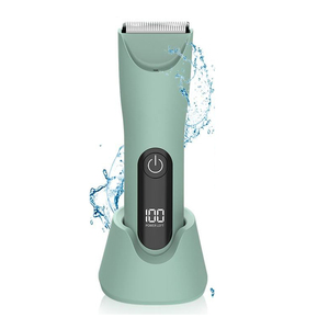<span class=keywords><strong>Tondeuse</strong></span> corporelle étanche et sûre pour femmes, lame en céramique haute performance, batterie 600 mAh, lumière LED, outil de <span class=keywords><strong>coupe</strong></span> de <span class=keywords><strong>cheveux</strong></span> avec 3 peignes de guidage - Product Image 1