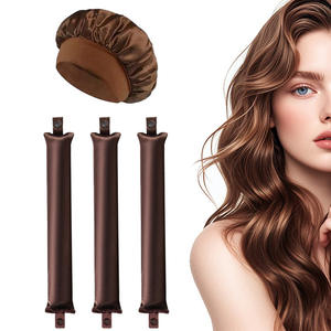 Bestseller Hitzefreier Zylinder-Haarwickler Ohne Hitze Über-Nacht-Lockenwickler mit Schal zum Schlafen für Locken - Product Image 6