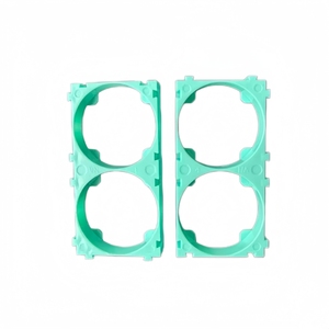 Lowest Price 32140 33140 1x2 <b>Black</b> Battery Holder Flame Retardant ABS+PC Material Splicing <b>Bracket</b> for Lithium Batteries Hole - Product Image 4