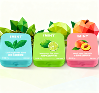 Grosir permen kualitas buah Lemon rasa Mint permen bebas gula Mint