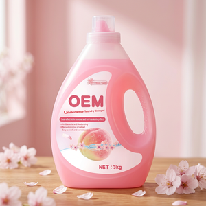 Detersivo Liquido Concentrato a Bassa Schiuma, Facile da Risciacquare, Potente Smacchiatore per la Pulizia Quotidiana dei Vestiti - Product Image 1