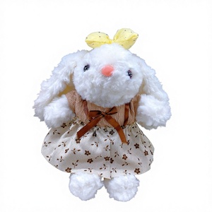 Peluche de Conejo Adorable para Aliviar el Estrés, Suave y Cómodo, Relleno de Peluche, Personalizado, para Niñas y Niños, 8 Pulgadas - Product Image 6
