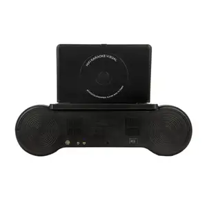 Portable 9 inch EVD VCD CD USB SD RMVB Home DVD Player With TV Game FM Radio