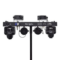 Équipement DJ Portable Professionnel, Barre de Lumières de Scène à LED Par 6x5W RGBW 4-en-1, Kit 2 Barres de Spectacle avec Pied, Éclairage Rétro Vintage à LED